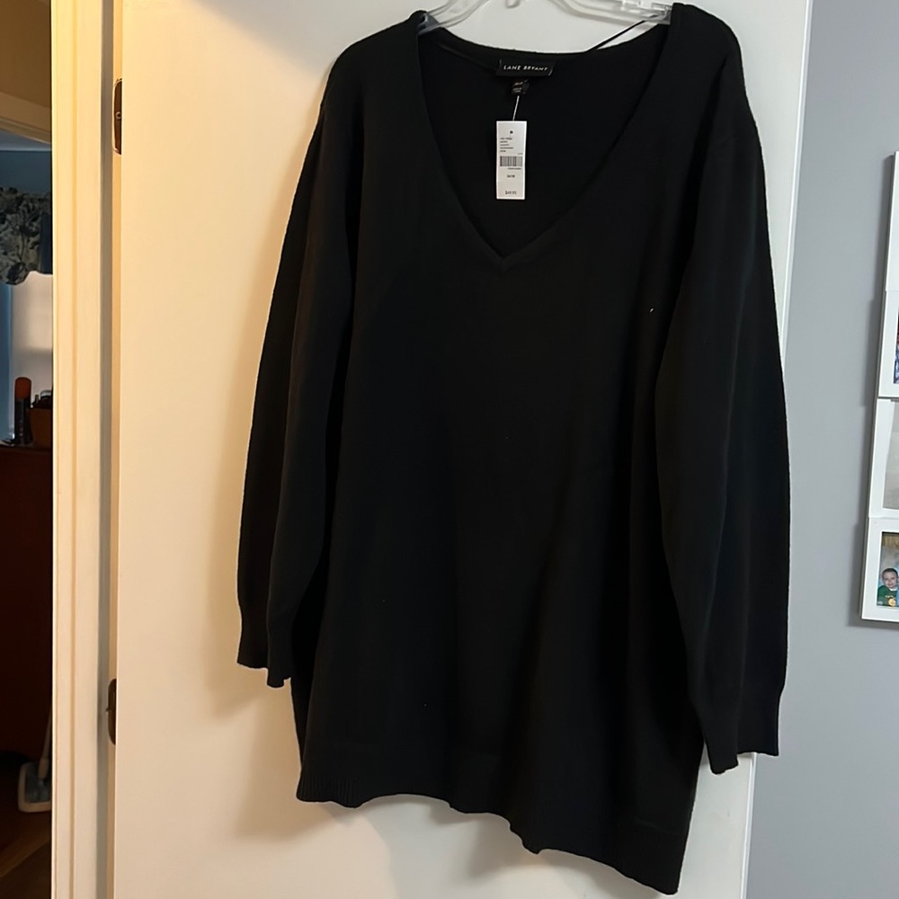 Lane Bryant v neck sweater, size 26/28, new with tags